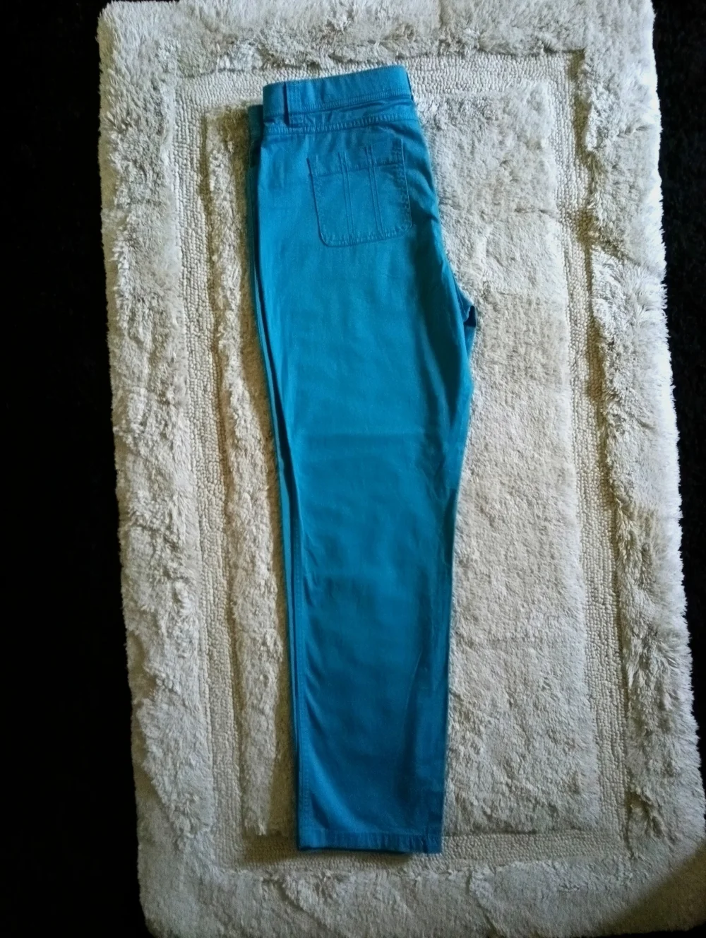 Kim Rogers Pants in Teal Blue - Picture 6 of 6